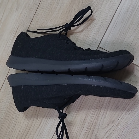 MERINOS Dark Gray Merino Wool Lace Up Walking Sneakers Shoes Size 10 Wome - Picture 6 of 9